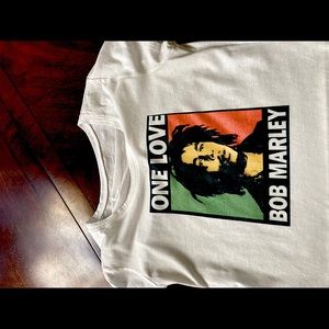 Bob marlie graphic T